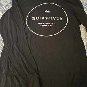Quiksilver Black Long Sleeve Shirt